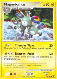 Magneton 43/100 Uncommon card from Stormfront