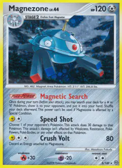 Magnezone 5/100 Rare Holo card from Stormfront