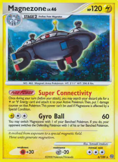 Magnezone 6/100 Rare Holo card from Stormfront