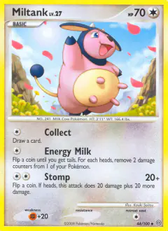 Miltank 44/100 Uncommon card from Stormfront