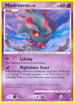 Misdreavus 68/100 Common card from Stormfront