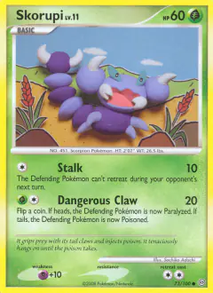 Skorupi 73/100 Common card from Stormfront