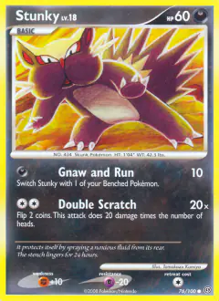 Stunky 76/100 Common card from Stormfront