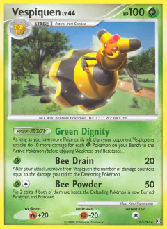 Vespiquen 31/100 Rare card from Stormfront