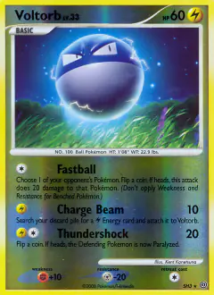 Voltorb SH3 Rare card from Stormfront