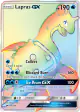Lapras-GX 151/149 Rare Rainbow card from Sun & Moon Base
