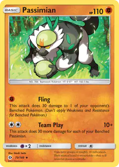 Passimian 73/149 Uncommon card from Sun & Moon Base