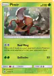 Pinsir 6/149 Uncommon card from Sun & Moon Base