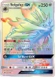 Solgaleo-GX 155/149 Rare Rainbow card from Sun & Moon Base