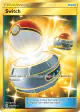 Switch 160/149 Rare Secret card from Sun & Moon Base