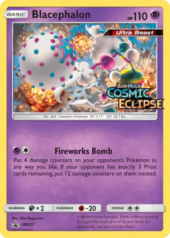 Blacephalon SM221 Promo card from Sun & Moon Black Star Promos