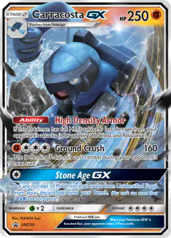Carracosta-GX SM239 Promo card from Sun & Moon Black Star Promos