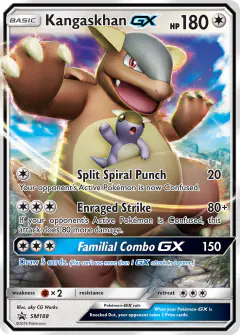 Kangaskhan-GX SM188 Promo card from Sun & Moon Black Star Promos