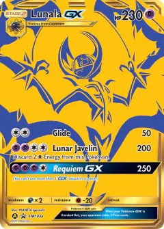 Lunala-GX SM103a Promo card from Sun & Moon Black Star Promos