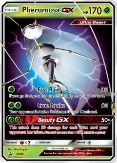 Pheromosa-GX SM66 Promo card from Sun & Moon Black Star Promos