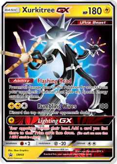 Xurkitree-GX SM68 Promo card from Sun & Moon Black Star Promos