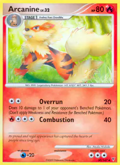 Arcanine 50/147 Uncommon card from Supreme Victors