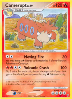 Camerupt 18/147 Rare card from Supreme Victors