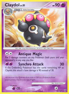Claydol 22/147 Rare card from Supreme Victors