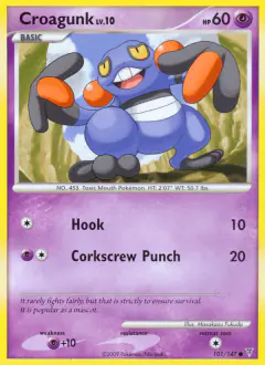 Croagunk 101/147 Common card from Supreme Victors