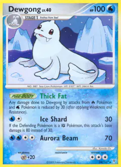 Dewgong 24/147 Rare card from Supreme Victors