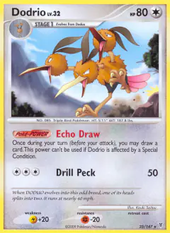 Dodrio 25/147 Rare card from Supreme Victors
