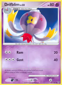 Drifblim 57/147 Uncommon card from Supreme Victors