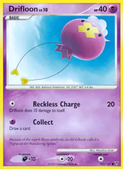 Drifloon 103/147 Common card from Supreme Victors