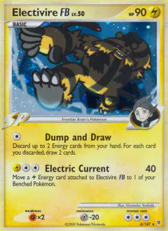Electivire FB 4/147 Rare Holo card from Supreme Victors