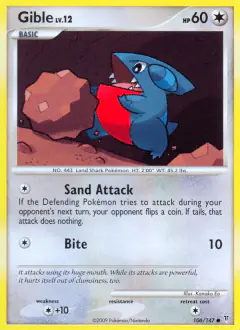 Gible 106/147 Common card from Supreme Victors