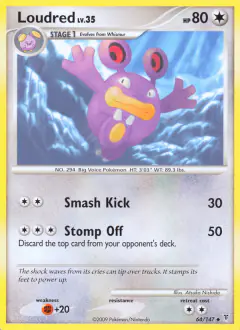 Loudred 64/147 Uncommon card from Supreme Victors
