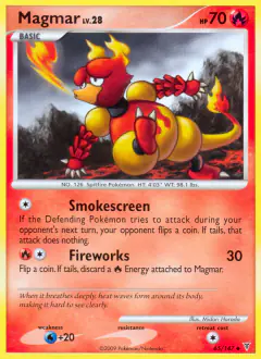 Magmar 65/147 Uncommon card from Supreme Victors