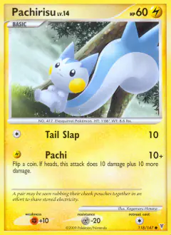 Pachirisu 118/147 Common card from Supreme Victors
