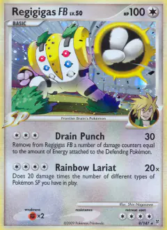 Regigigas FB 9/147 Rare Holo card from Supreme Victors
