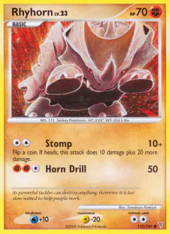 Rhyhorn 122/147 Common card from Supreme Victors
