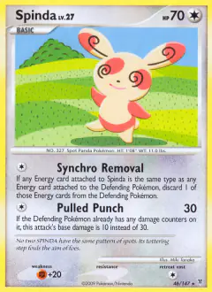 Spinda 46/147 Rare card from Supreme Victors