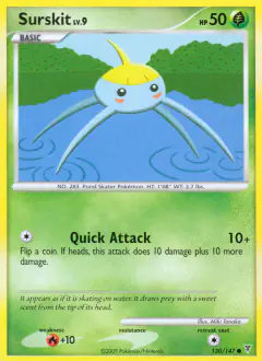 Surskit 130/147 Common card from Supreme Victors
