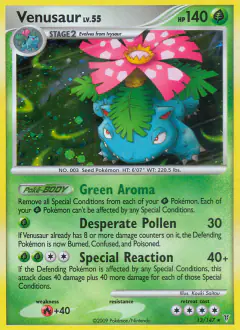 Venusaur 13/147 Rare Holo card from Supreme Victors