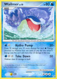 Wailmer 87/147 Uncommon card from Supreme Victors