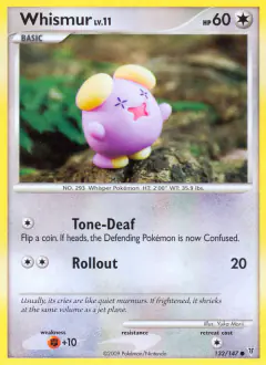 Whismur 132/147 Common card from Supreme Victors