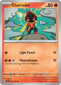 Charcadet 033/191 Common card from Surging Sparks