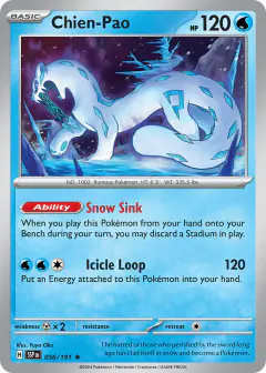 Chien-Pao 056/191 Rare card from Surging Sparks