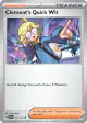 Clemont's Quick Wit 167/191 Uncommon card from Surging Sparks