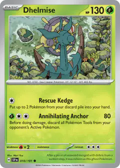 Dhelmise 010/191 Common card from Surging Sparks