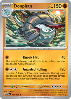 Donphan 103/191 Common card from Surging Sparks