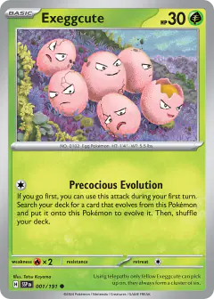 Exeggcute 001/191 Common card from Surging Sparks