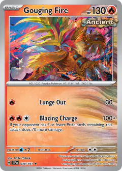 Gouging Fire 038/191 Rare card from Surging Sparks