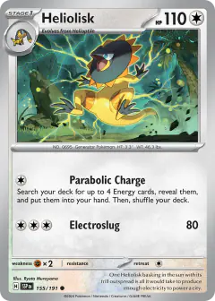 Heliolisk 155/191 Common card from Surging Sparks