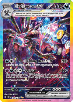 Hydreigon ex 240/191 Special Illustration Rare card from Surging Sparks