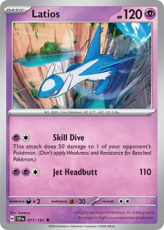 Latios 077/191 Uncommon card from Surging Sparks
